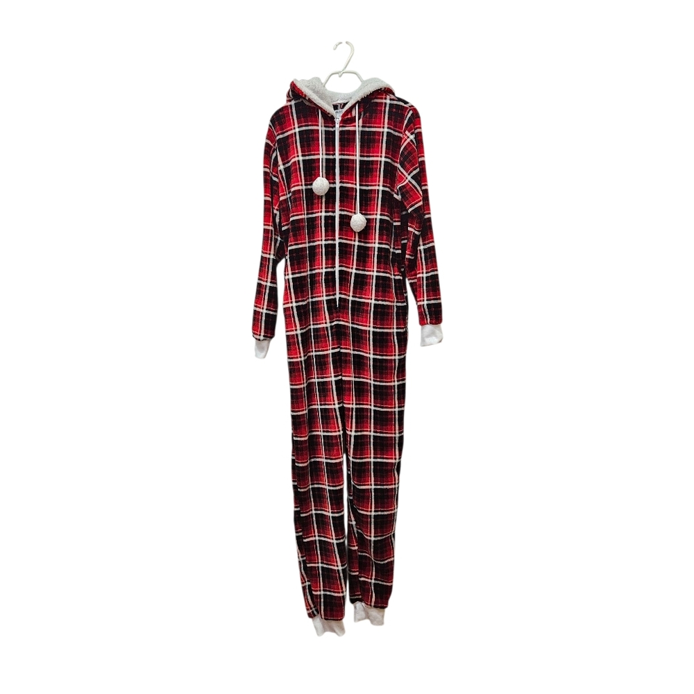 Frankie and Johnny women's fleece nonfooted onesie loungewear pajama